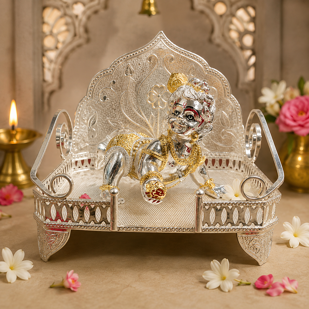 Silver Singhhasan